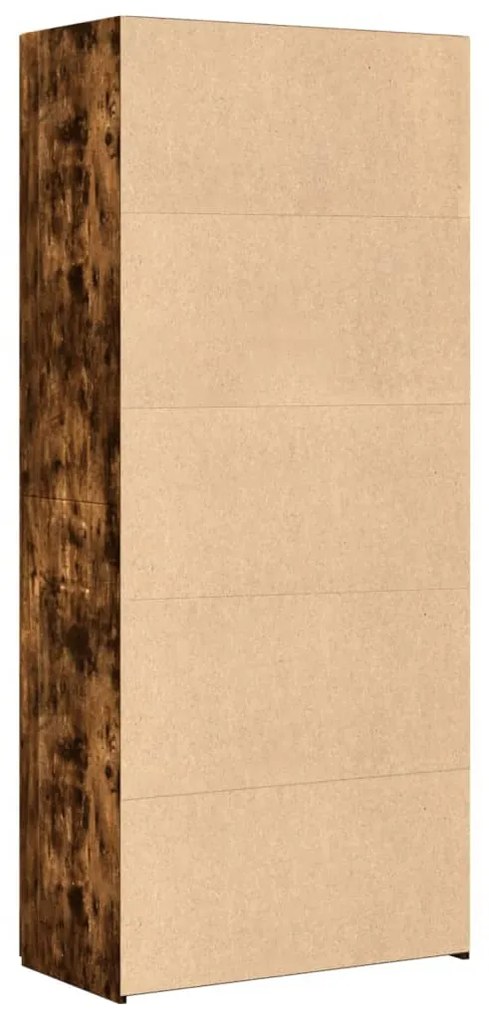 Armário alto 80x42,5x185 cm deriv. de madeira carvalho fumado
