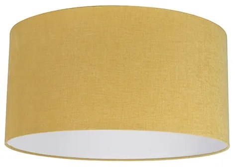 Abajur de tecido amarelo 50/50/25 Moderno