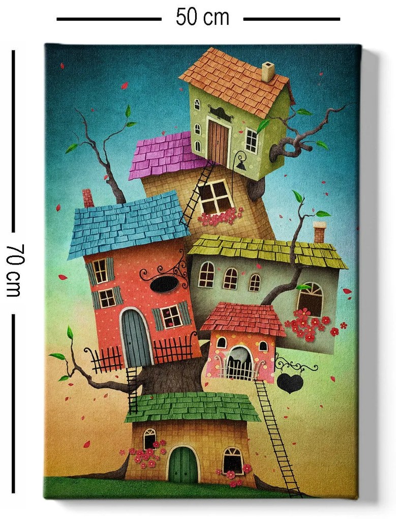Tela Decorativa Modelo 302045234 – Multicolor – 50 x 70 cm