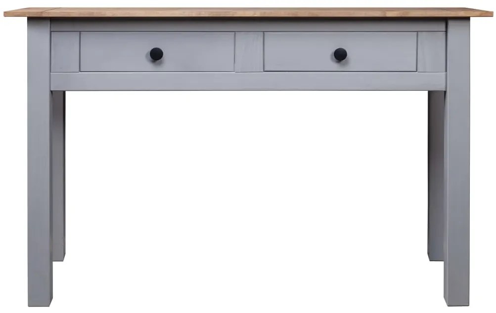 Mesa consola 110x40x72 cm pinho maciço Panama cinzento