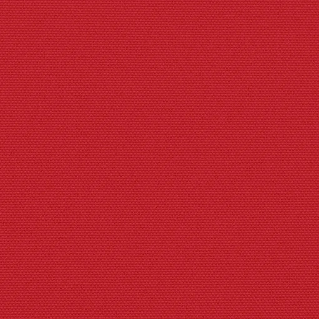 Toldo lateral retrátil 160x1200 cm vermelho