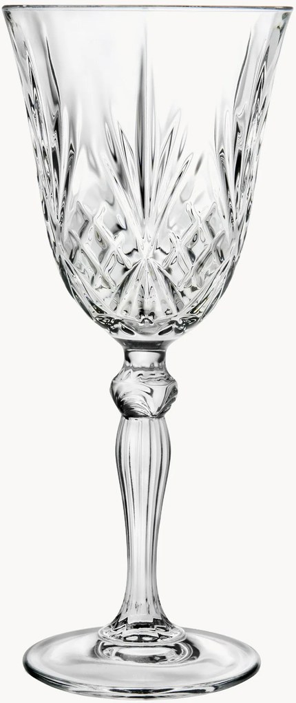 Copos de vinho branco em cristal Melodia, conjunto de 6