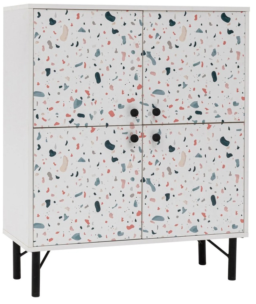 Armário Multiusos Multilux – Multicolor – 95 x 111 x 36 cm