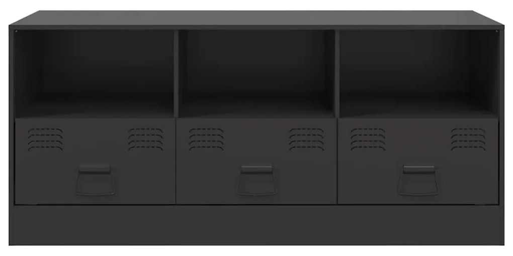 Móvel de TV 99x39x44 aço preto