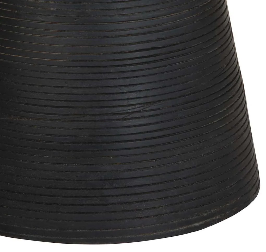 Mesa de apoio preto Ø37x45 cm madeira de mangueira maciça