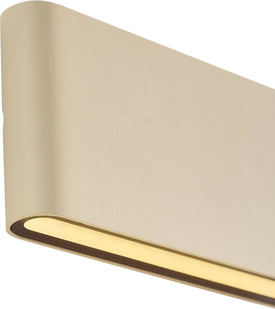 Candeeiro de Parede Exterior Moderno Bege 17,5cm incl. LED IP65 - Batt