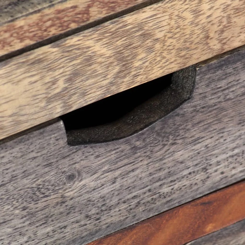 Mesa de centro 100x50x30 cm madeira de acácia maciça cinzento