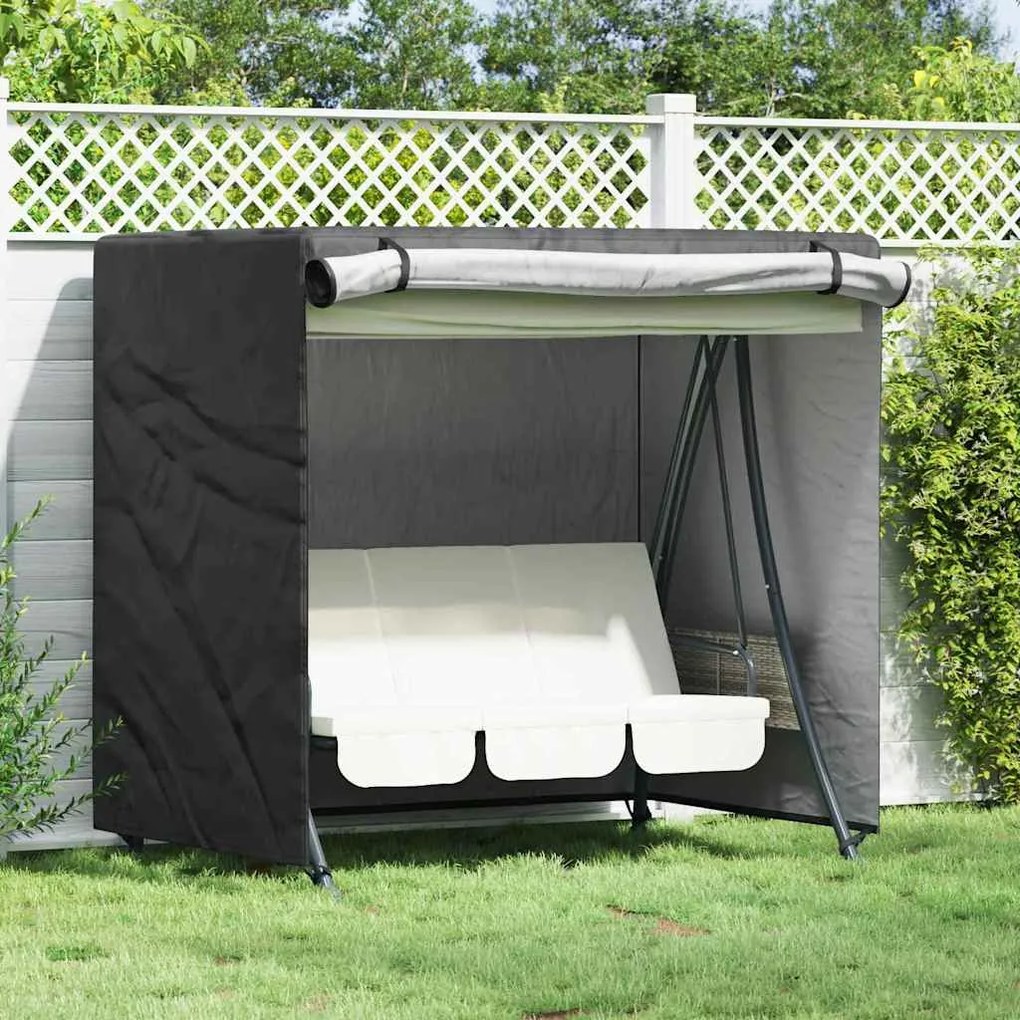 vidaXL Capa para Móveis de Exterior 175 x 125 x 160 cm Tecido 600D