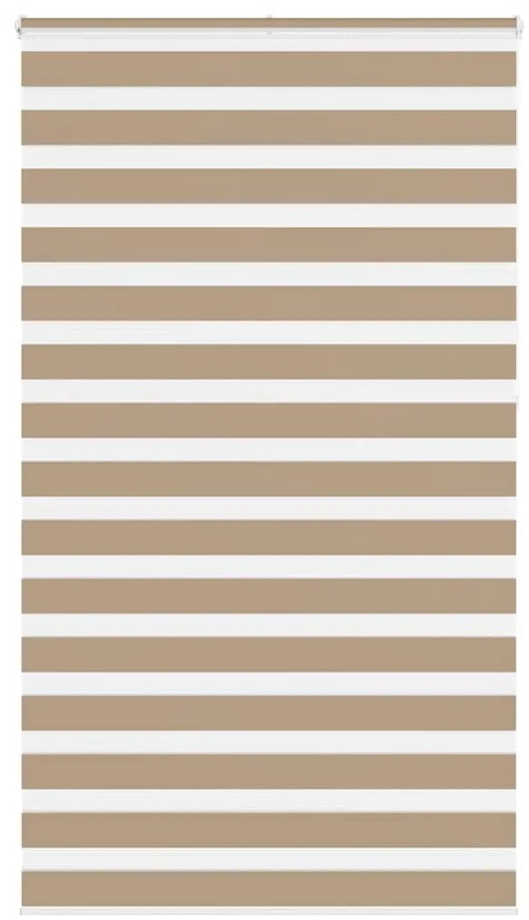 vidaXL Cortina de zebra 135x230 cm largura do tecido 130,9cm poliéster