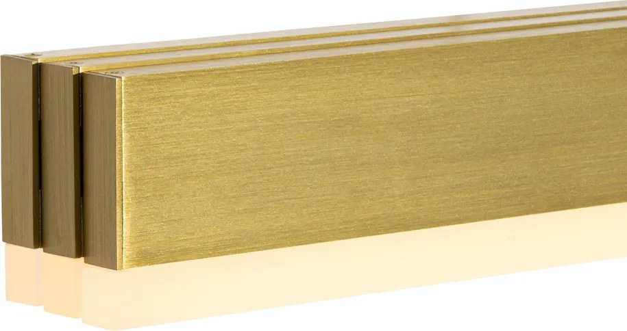 Candeeiro Pendente Ajustável Dourado c/ LED Incluído - Lamba