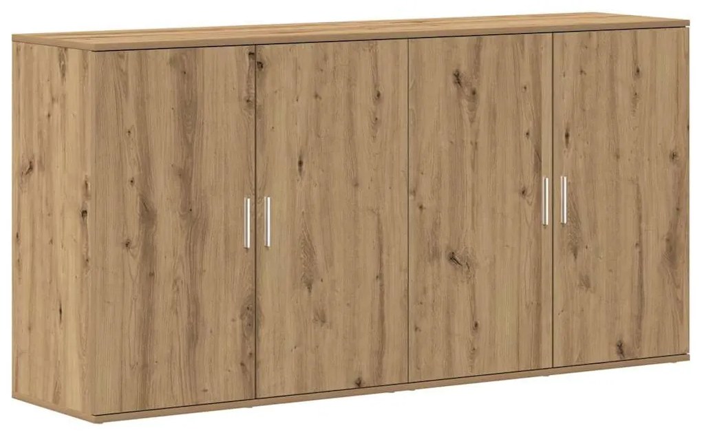 Buffets 2 pcs Carvalho Artesanal 79x38x80 cm Madeira de Engenharia