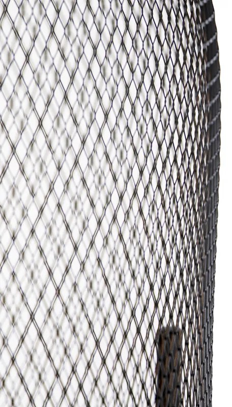 Candeeiro de pé moderno preto - Bliss Mesh Moderno