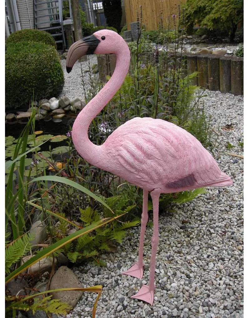 401364 Ubbink Ornamento flamingo lagoa jardim plástico