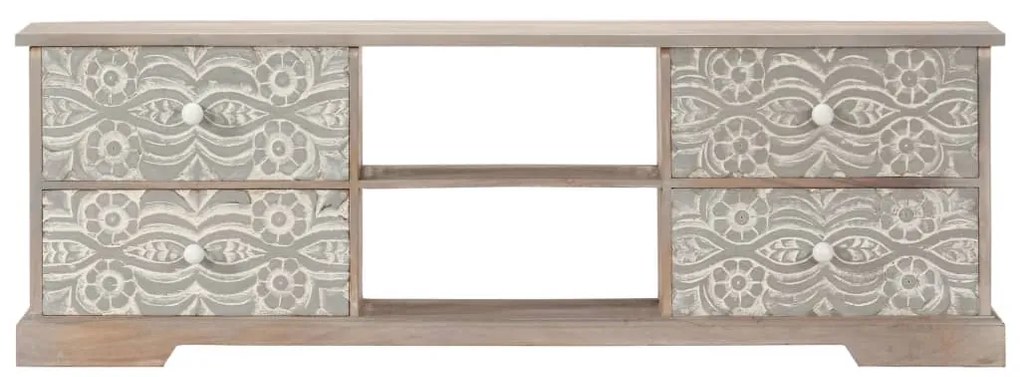 Móvel de TV 120x30x40 cm madeira de acácia maciça