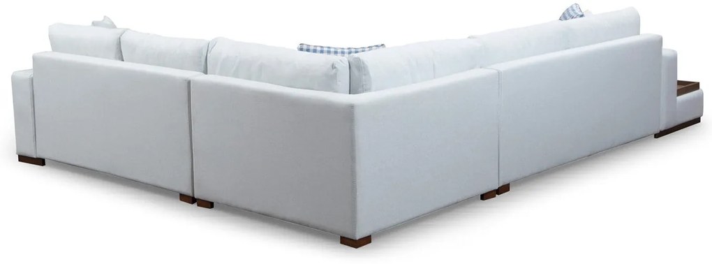 Sofá de Canto Loop - Branco - 282 cm x 363 cm x 95 cm x 85 cm