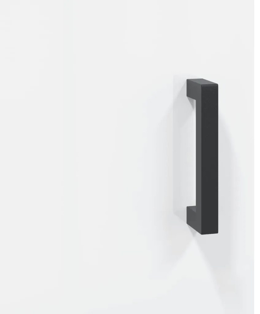 Aparador alto 69,5x31x115 cm derivados madeira branco brilhante