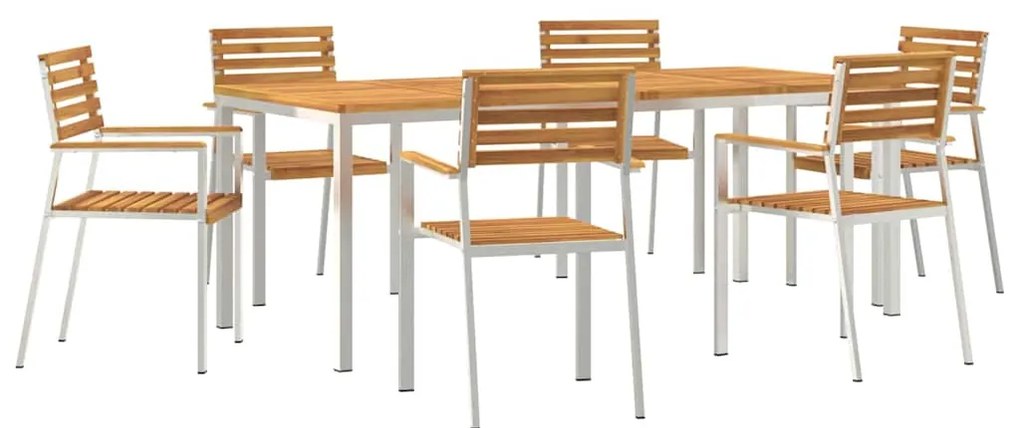 Conjunto de Jantar para Jardim 7 pcs