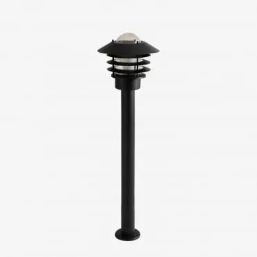 Farol Externo De Aço Inoxidável Fovar Preto - Sklum