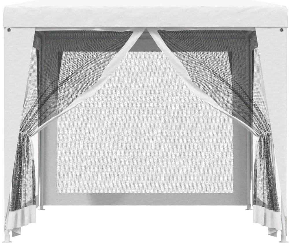 Tenda para festas c/ 4 paredes laterais em rede 2,5x2,5m branco