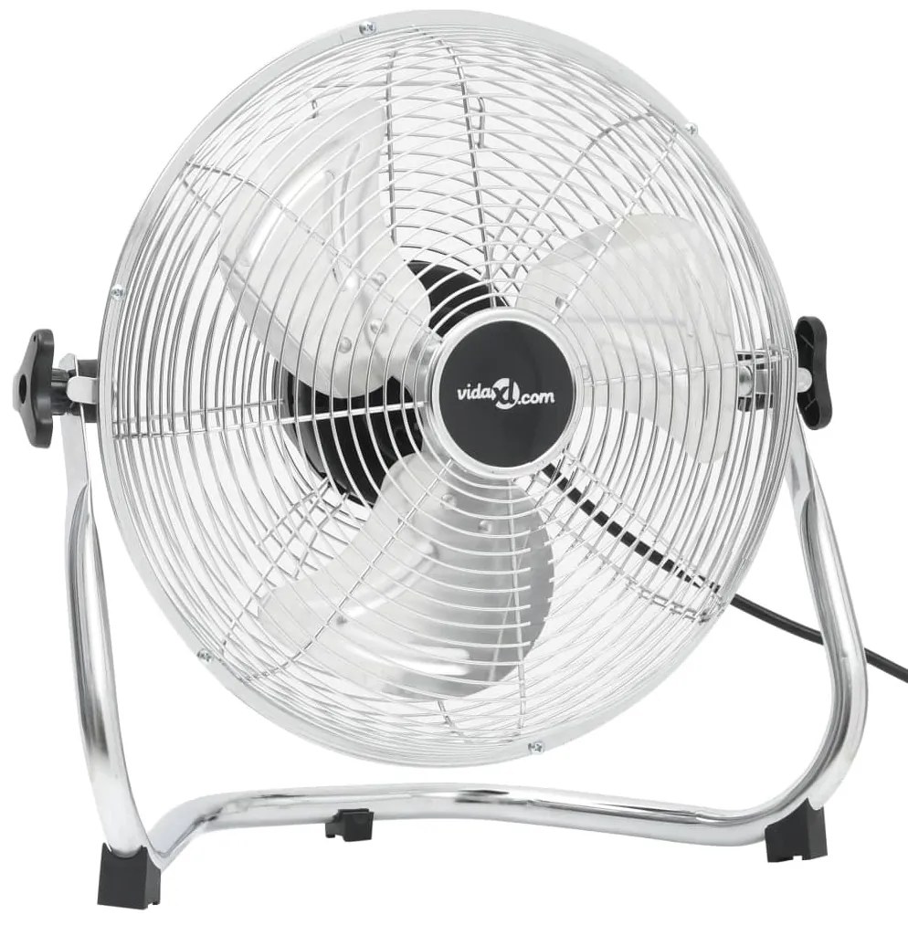 51445 vidaXL Ventoinha de chão 3 velocidades 40 cm 40 W