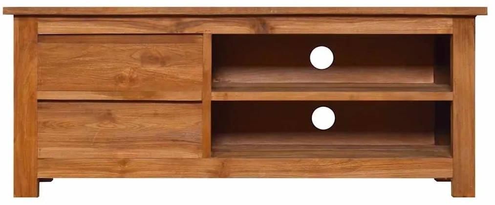Móvel de TV 100x30x40 cm madeira de teca maciça