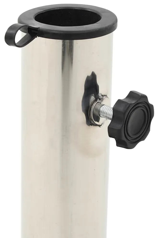 Base de guarda-sol quadrada granito 20 kg preto
