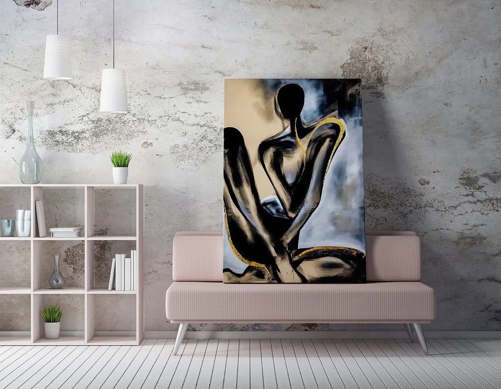 Pintura Decorativa em Tela WY210 – Multicolor – 50 x 70 cm