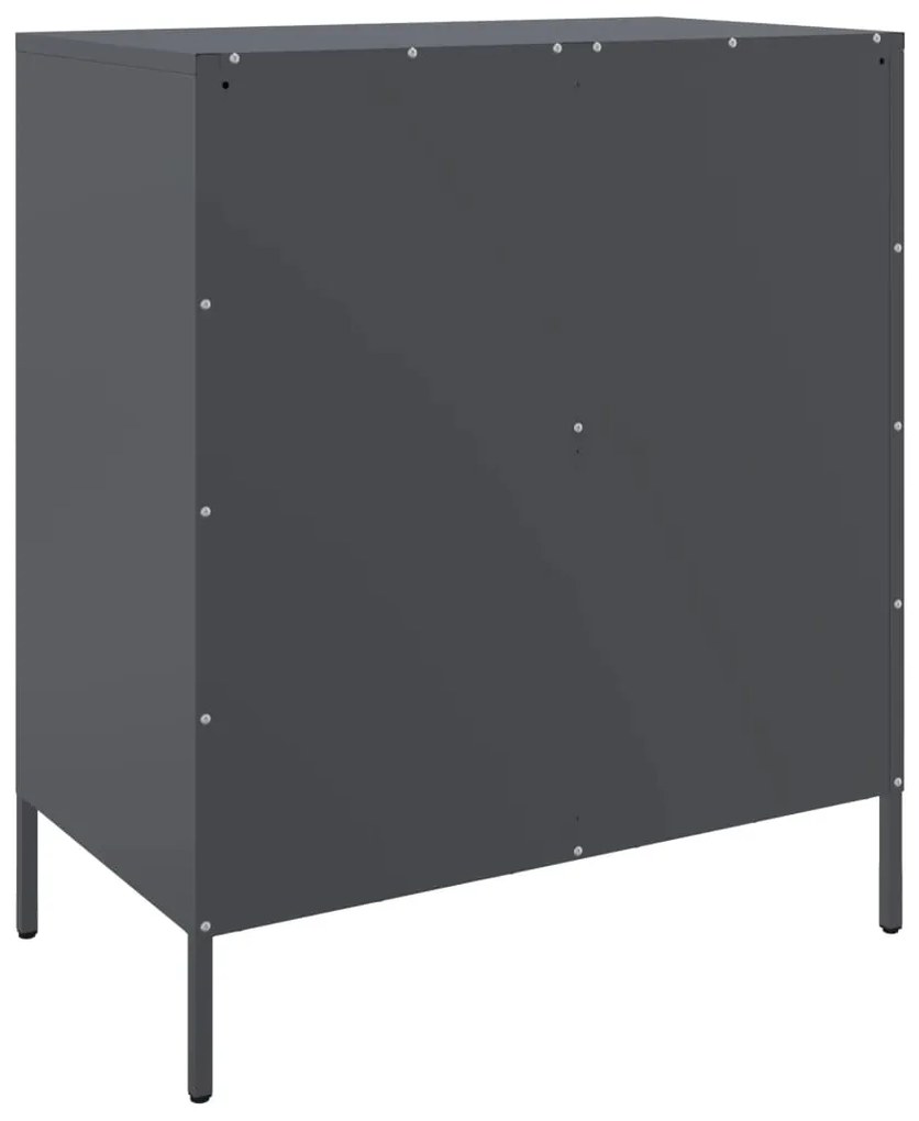 Aparador 68x39x79 cm aço antracite