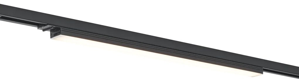 LED Candeeiro de teto moderno preto para sistema de calha monofásico 15W 1180 lm 2700-3800K - Iconic Tsiri Moderno