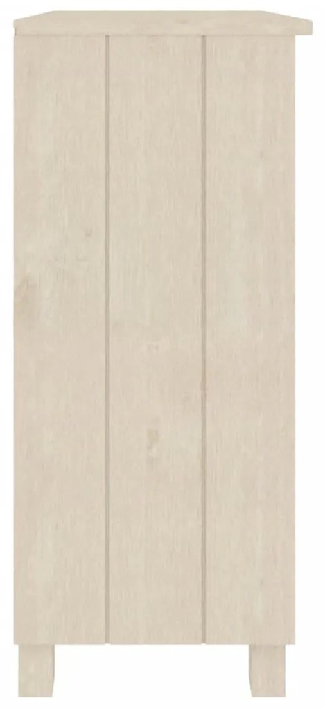 Aparador HAMAR 85x35x80 cm pinho maciço castanho-mel