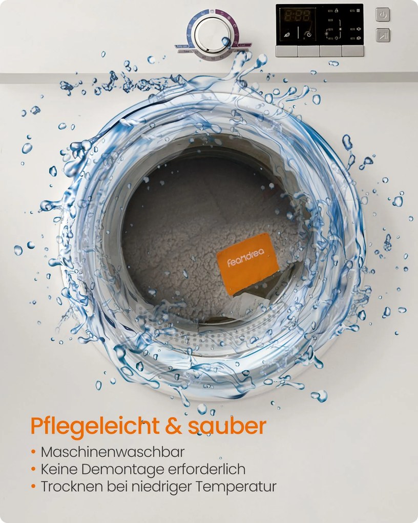Manta para cães XL 105 x 70 cm, lavável na máquina, cinzento claro