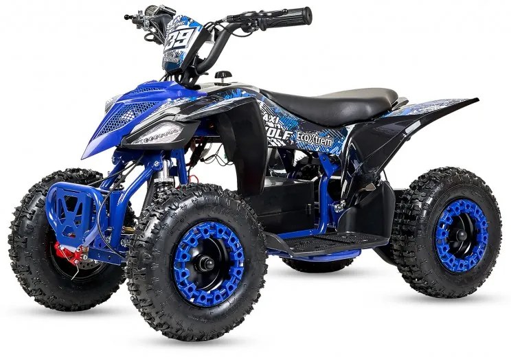 Moto 4 elétrica para crianças TIGER 1000W Velocidade 18-20 km/h, Autonomia 30-40 km Azul