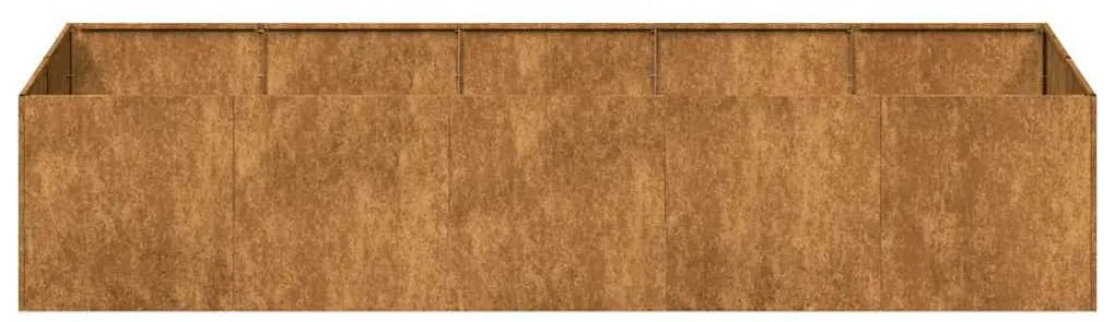 Floreira enferrujada 200x80x40 cm aço resistente
