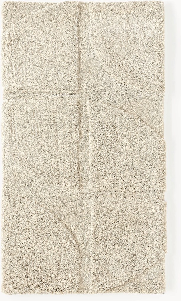 Tapete felpudo com relevo Jade