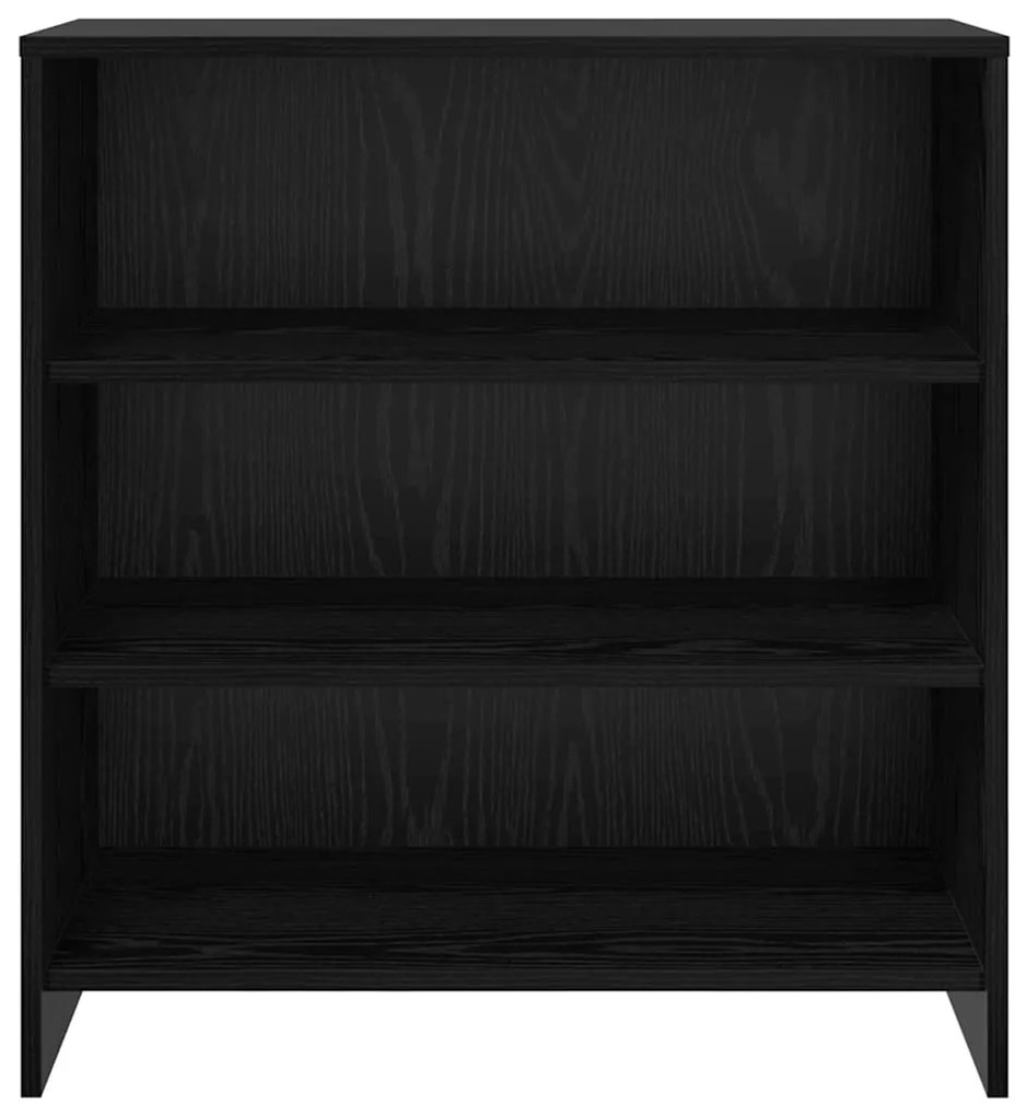 Buffet Carvalho Preto 70x41x75 cm Madeira de Engenharia