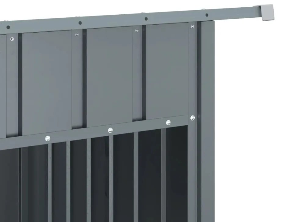 Casota para cães com telhado aço galvanizado antracite