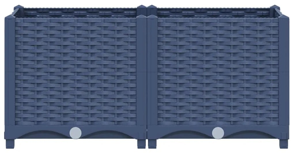 Canteiro elevado 80x40x38 cm polipropileno