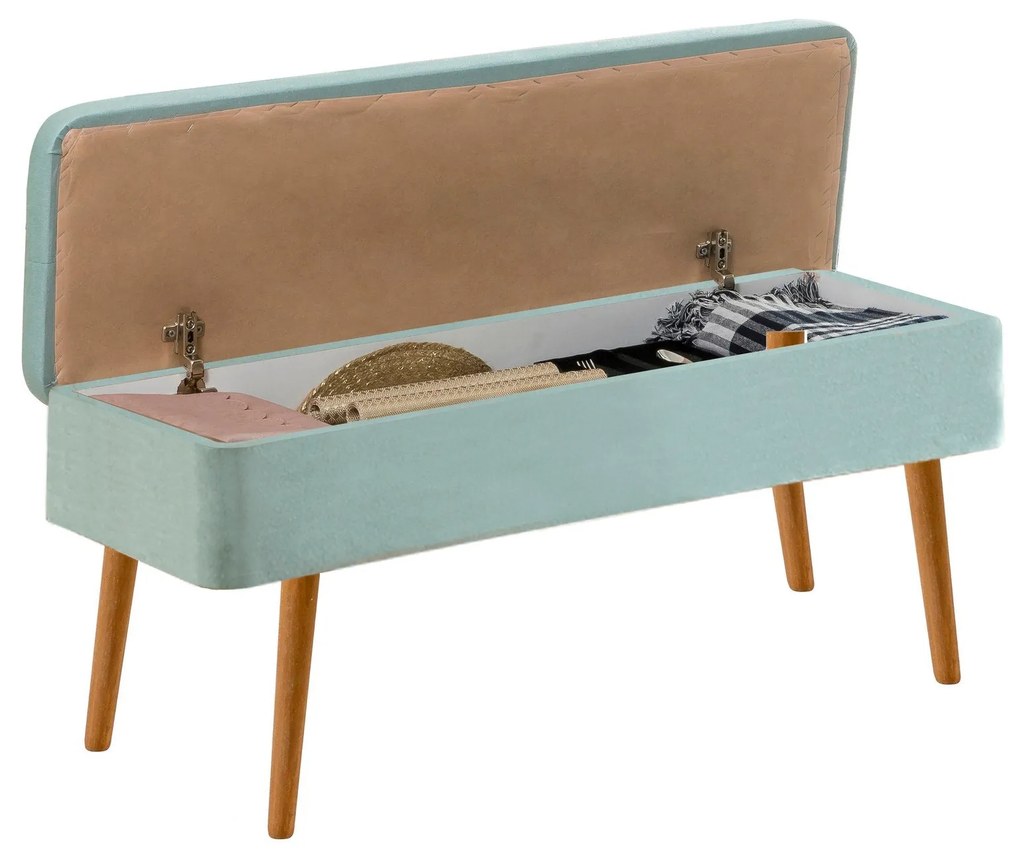 Conjunto de Mesa de Jantar Extensível Vina – Pinho Atlântico e Pistach
