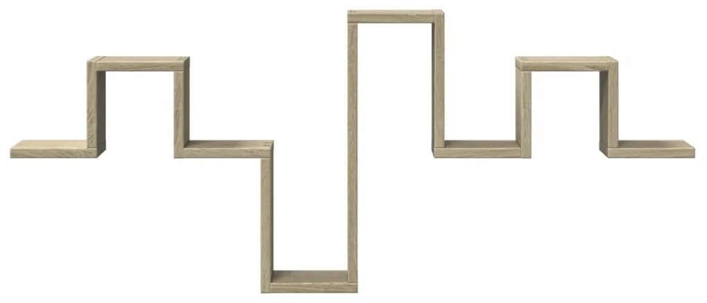 Estante parede 104,5x10x43 cm derivados madeira carvalho sonoma