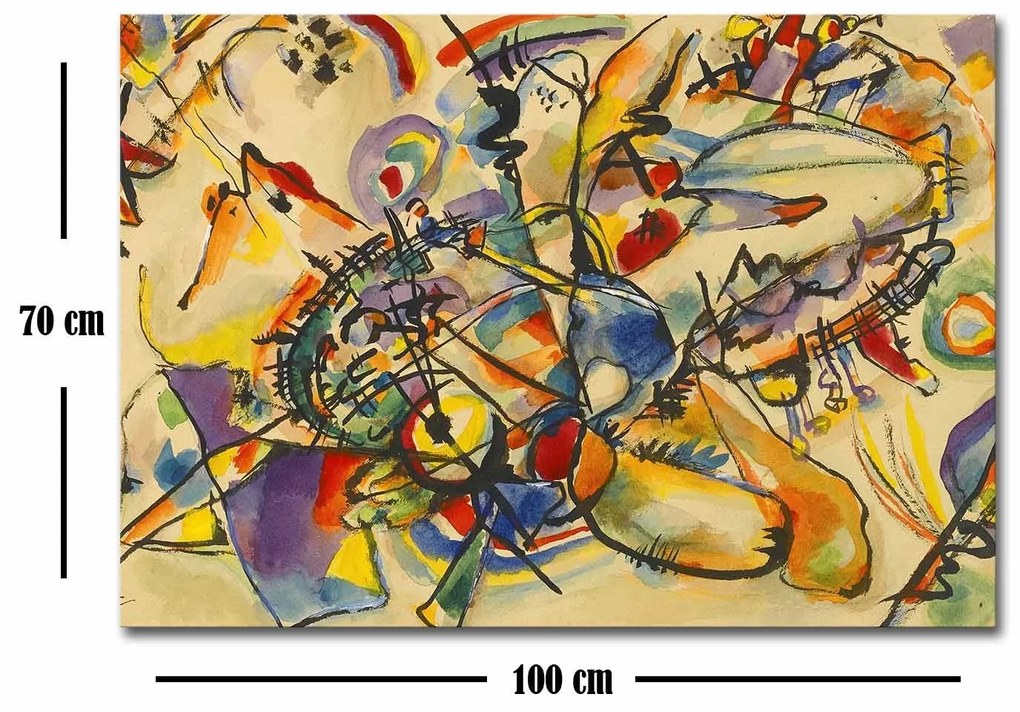 Tela Decorativa 70100FAMOUSART-031 – Multicolor – 70 x 100 cm