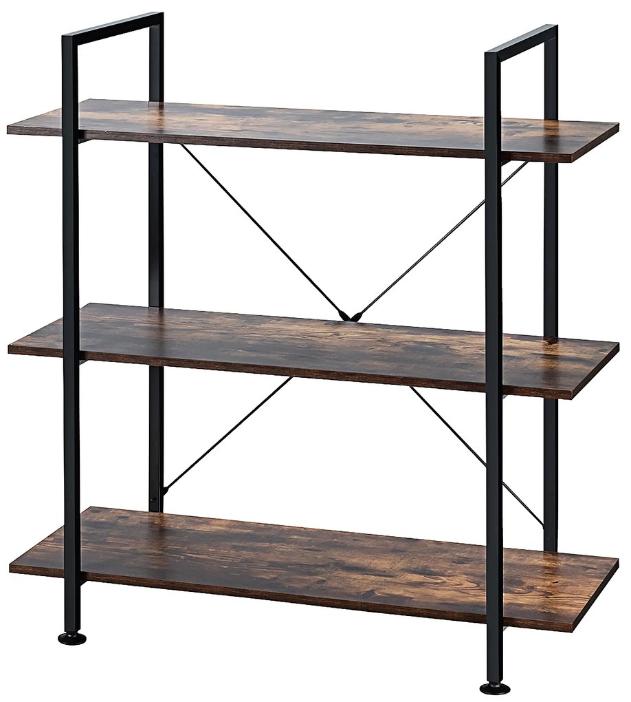 Armário de armazenamento com portas lamelares e prateleira para banheiro