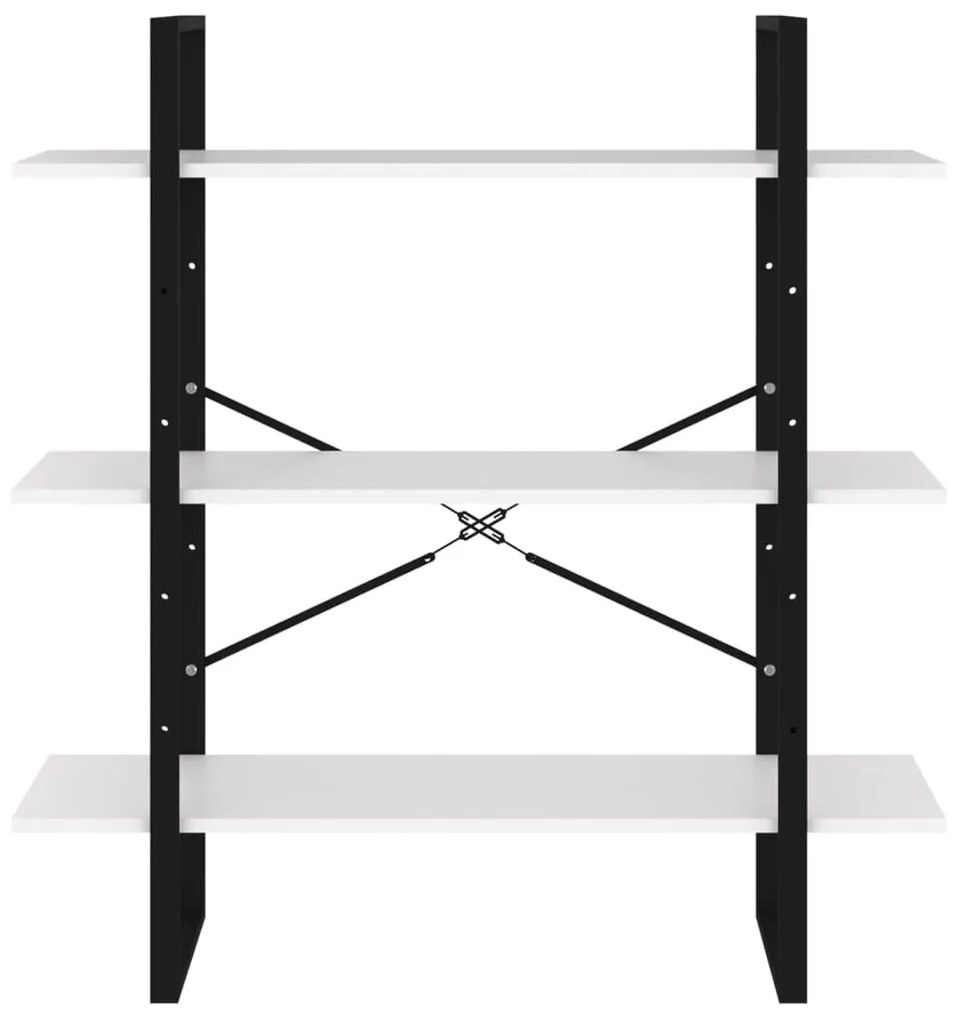 Estante 100x30x105 cm contraplacado branco