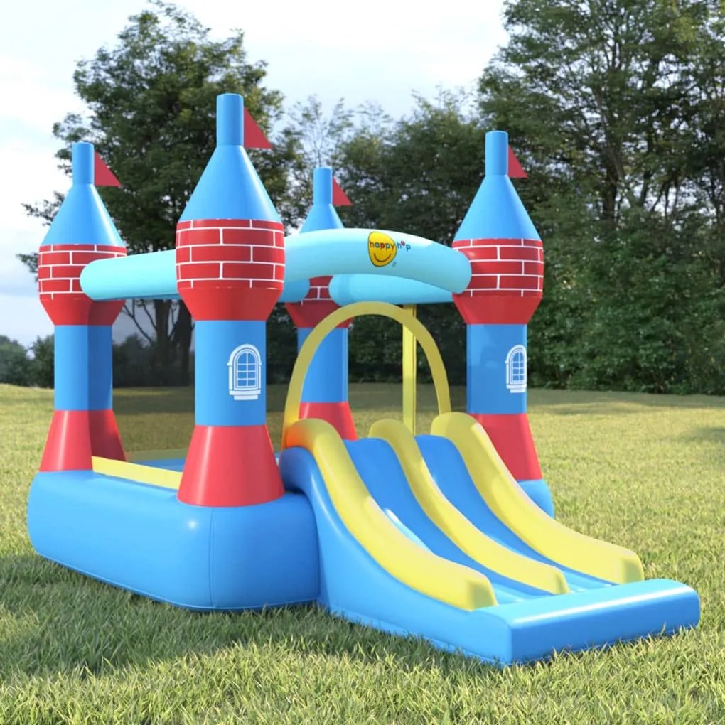 93445 Happy Hop Insuflável com escorrega duplo 368,5x265x220 cm PVC