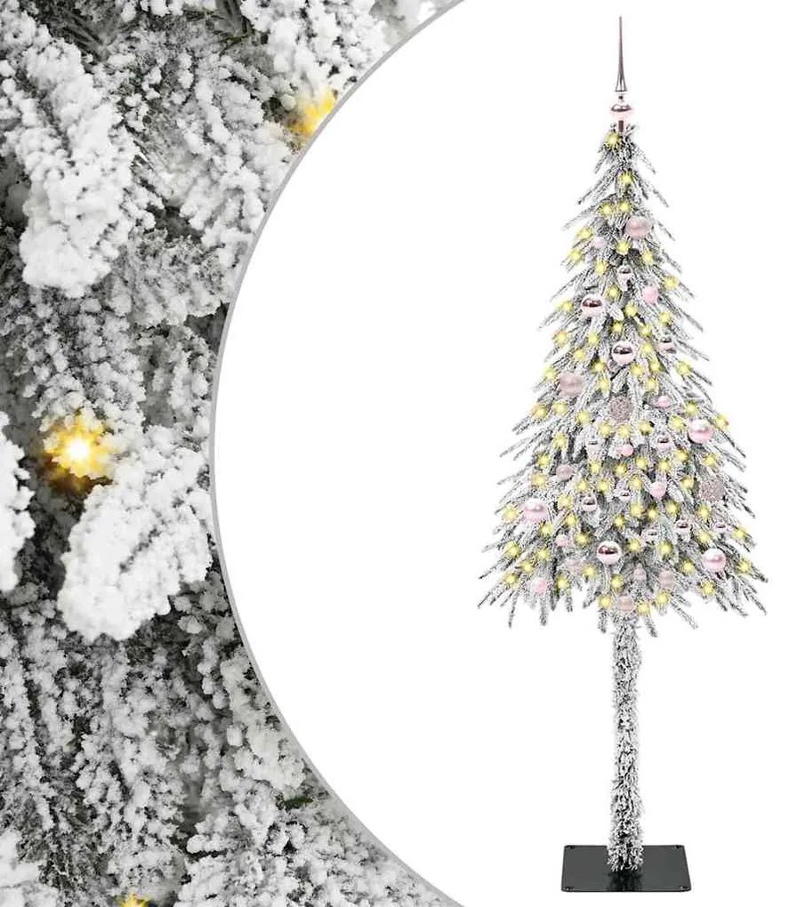 vidaXL Árvore de Natal com 150 LEDs com suporte Branco 150 cm PE e Aço
