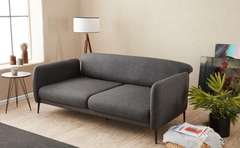 Sofá-cama 3 Lugares Venus – Antracite – 210 cm