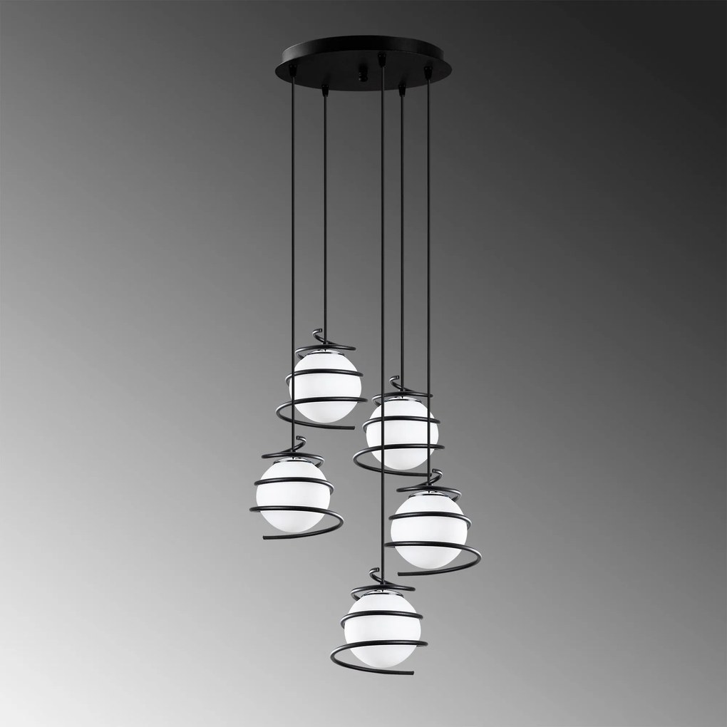 Candeeiro Elegance – Preto – 50 cm x 116 cm
