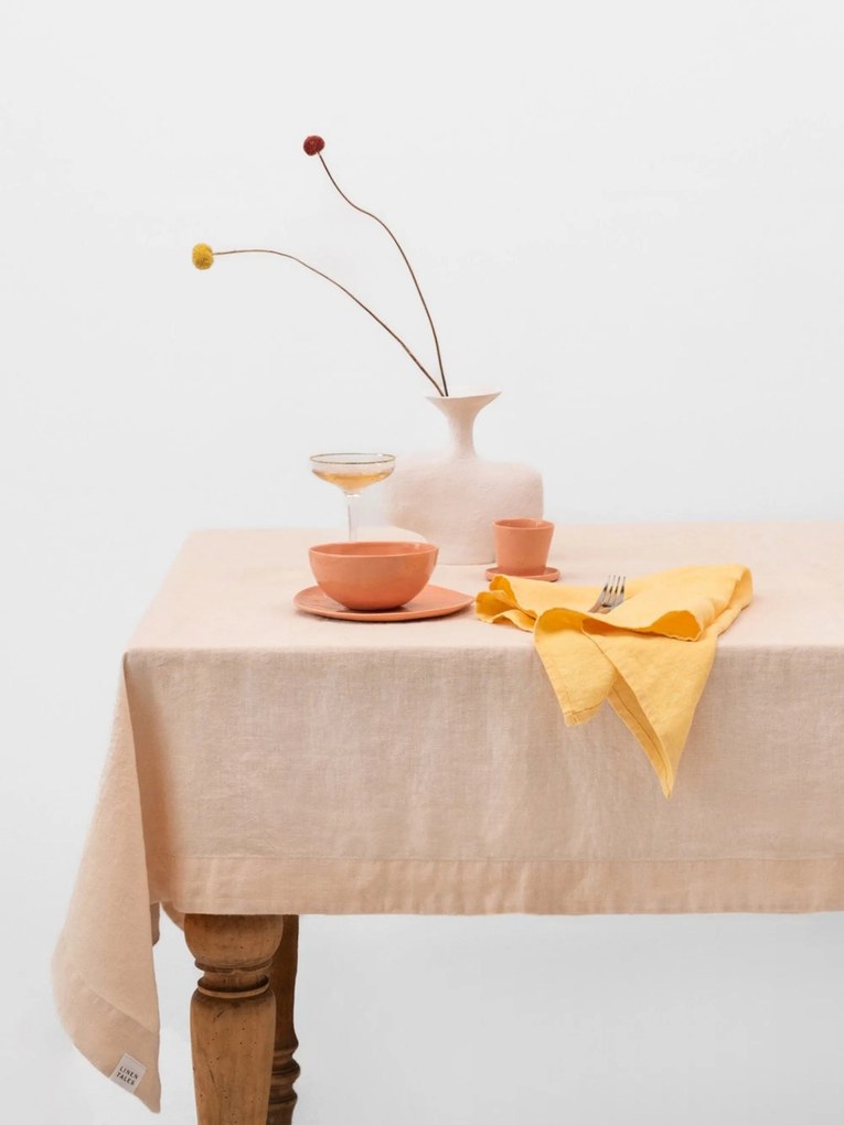 Toalha de mesa em linho Brazilian Sand