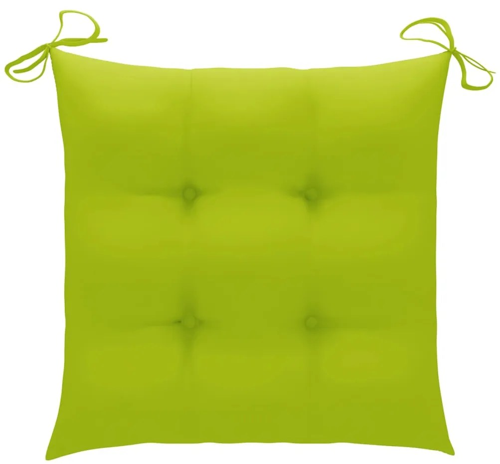 Cadeiras de jardim dobráveis 8 pcs c/ almofadões acácia maciça
