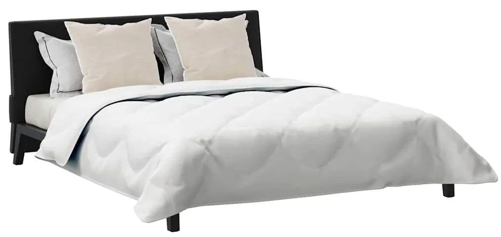 Edredão com travesseiro 3 pcs Branco 260 x 220 cm Microfibra