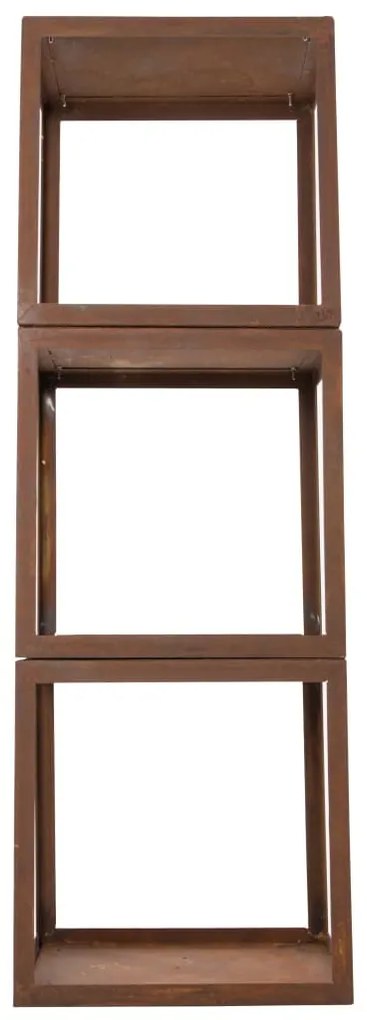 Suporte para lenha Hodr cor de ferrugem 88519